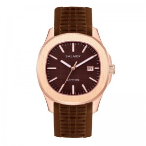 Balmer B-8201M-RG-10 Rosegold Brown Rubber